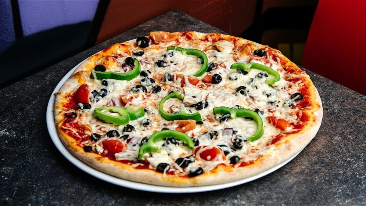 Vegetariana-pizza
